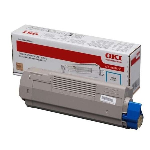 [OK-MC760CY-MO] OKI 45396303 Cyan toner Marque Originale 