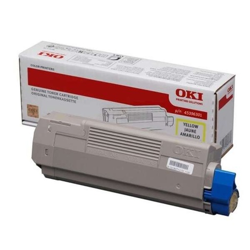 [OK-MC760YL-MO] OKI 45396301 Yellow toner Marque Originale 