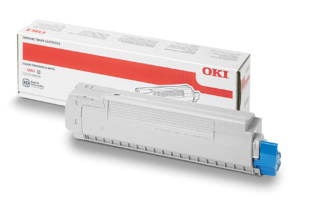[OK-MC873CY-MO] OKI 45862816 Cyan toner Marque Originale 