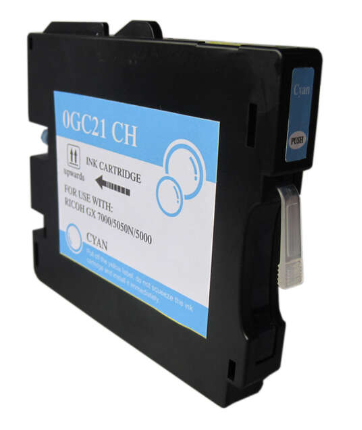 [RH-GC21CY-CP] Ricoh GC21C Cyan Cartouche Inkjet Gel Compatible PRO 405533 405537