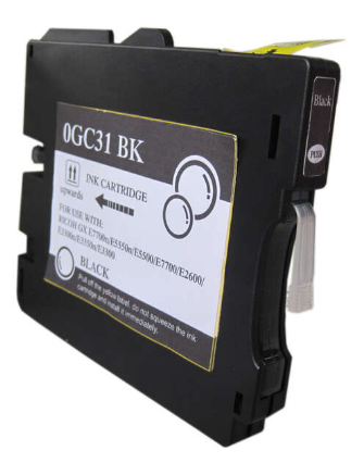 [RH-GC31BK-CP] Ricoh GC31K Noir Cartouche Inkjet Gel Compatible PRO 405688 405701