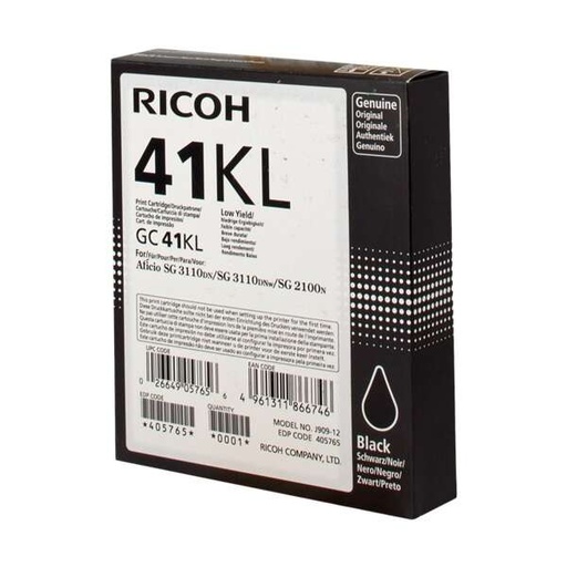 [RH-GC41XL-MO] Ricoh GC41XL Noir Gel Marque Originale 405765