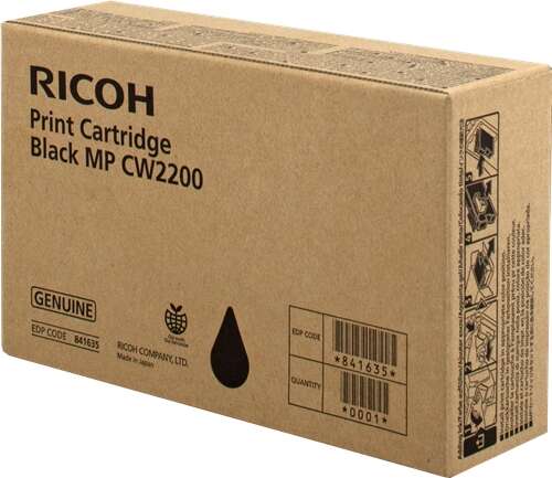 [RH-MPCW2200BK-MO] Ricoh 841635 Noir Cartouche Inkjet Marque Originale