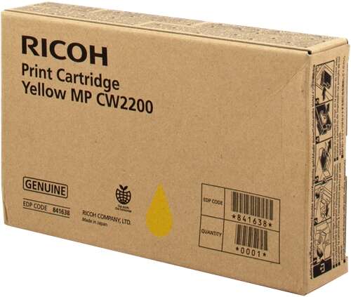 [RH-MPCW2200YL-MO] Ricoh 841638 Yellow Cartouche Inkjet Marque Originale