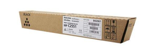 [RH-MPC2551BK-MO] Ricoh 842061 841504 841587 842465 Noir toner Marque Originale
