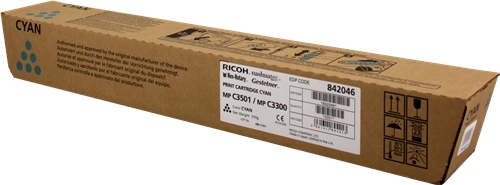 [RH-MPC2800CY-MO] Ricoh 841127 842046 841427 Cyan toner Marque Originale