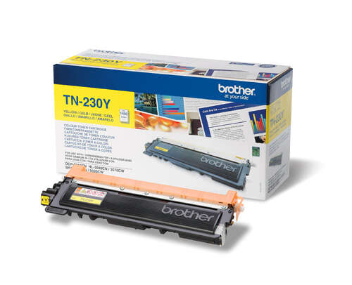 [BR-TN230YL-MO] Brother TN230 Yellow toner Marque Originale TN230Y