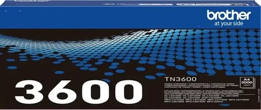 [BR-TN3600-MO] Brother TN3600 Noir toner Marque Originale 3000 pages