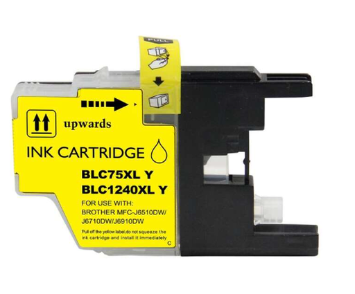 [BR-LC1240XLY-CP] Brother LC1220XL LC1240XL LC1280XL Cartouche Universelle Inkjet Yellow Compatible