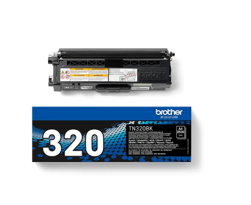 [BR-TN320BK-MO] Brother TN320 Noir toner Marque Originale TN320BK