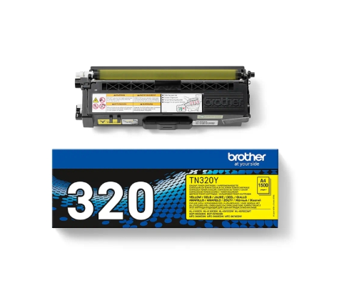 [BR-TN320YL-MO] Brother TN320 Yellow toner Marque Originale TN320Y
