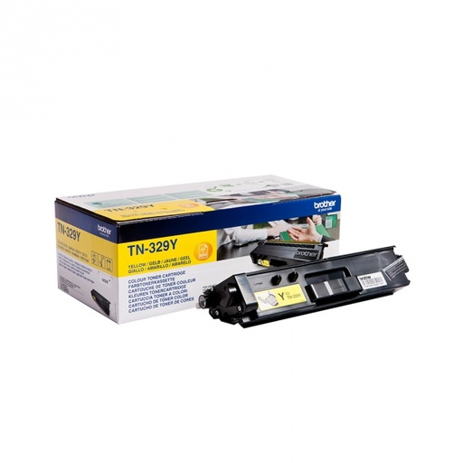 [BR-TN329YL-MO] Brother TN329 Yellow toner Marque Originale TN329Y