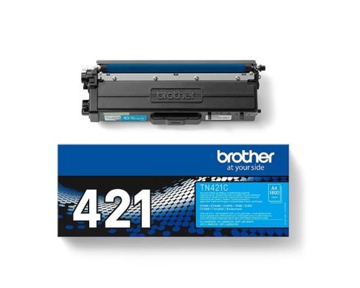 [BR-TN421CY-MO] Brother TN421 Cyan toner Marque Originale TN421C