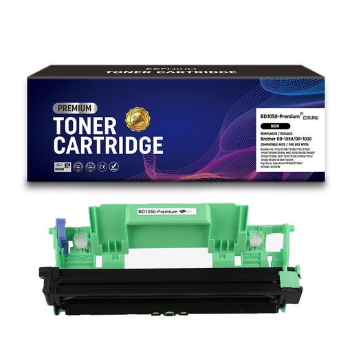 [BR-DR1050-CE] Brother DR1050 Tambour Imprimante Laser Noir Compatible EXCELLENCE