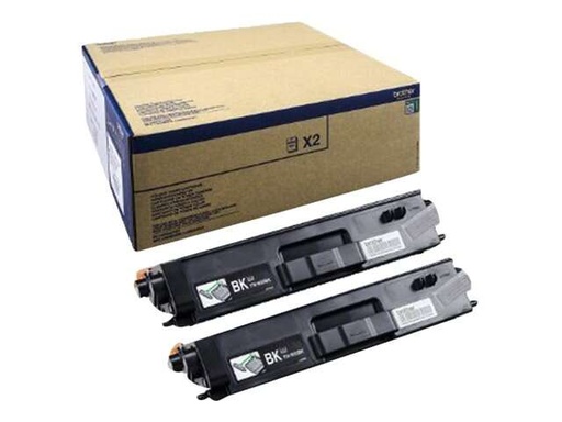 [BR-TN900BKVP2-MO] Brother TN900 Noir Pack de 2 cartouches de Toner Marque Originales TN900BKTWIN