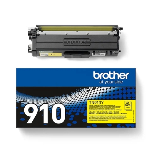 [BR-TN910YL-MO] Brother TN910 Yellow toner Marque Originale TN910Y